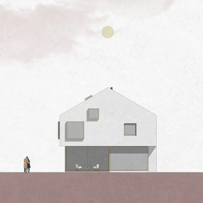 Haus O, Außenansicht